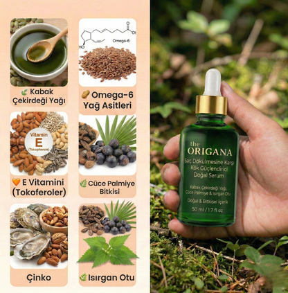 Saç Dökülmesini Durduran Ve Saçları Yenileyen Güçlü Doğal Serum