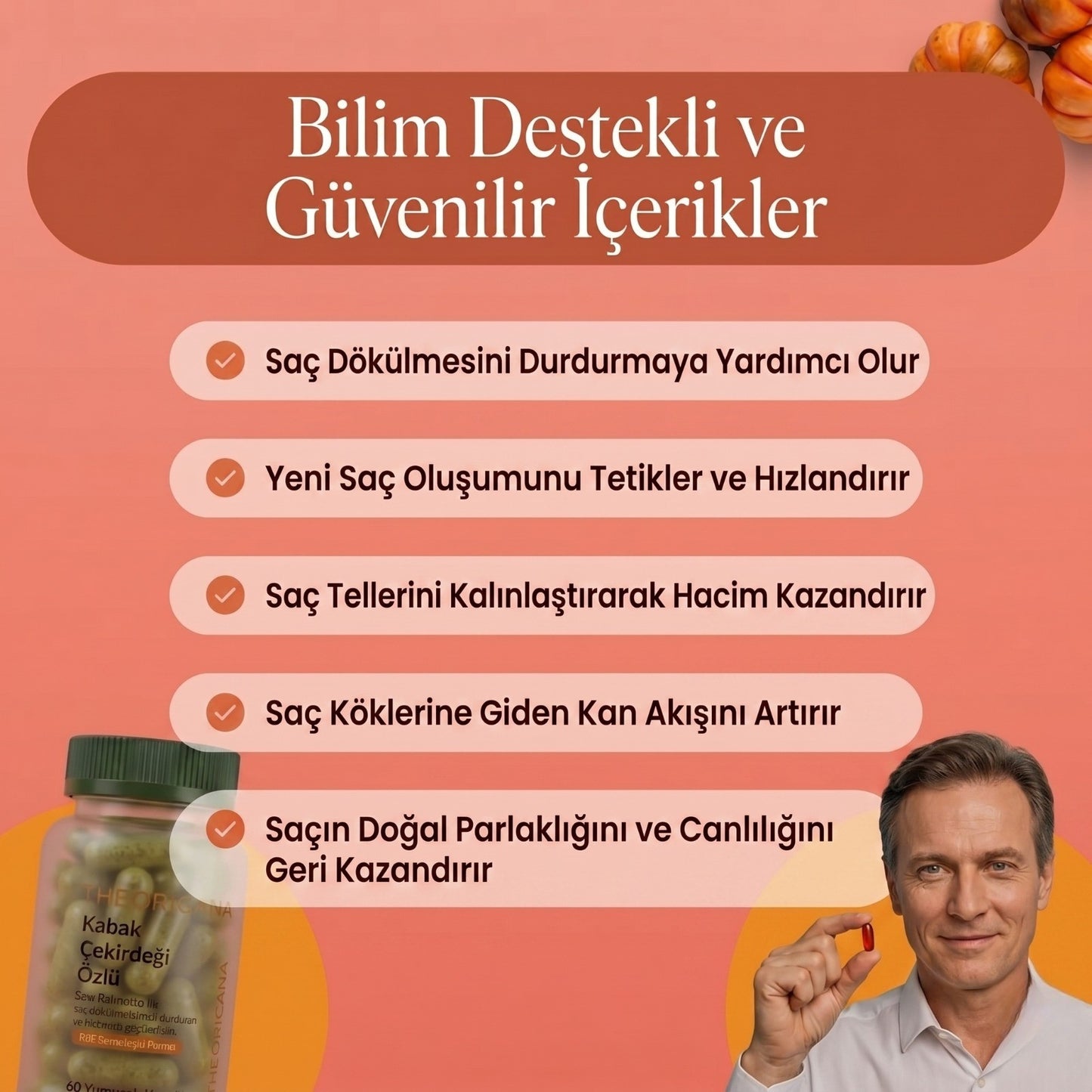Kabak Çekirdeği Özü Yumuşak Kapsüller