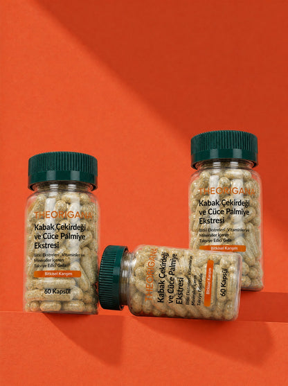 Kabak Çekirdeği ve Saw Palmetto (Cüce Palmiye) Ekstresi Kapsülleri