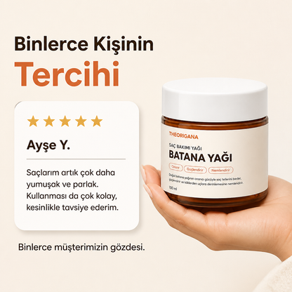 Doğal Batana Saç Bakım Yağı