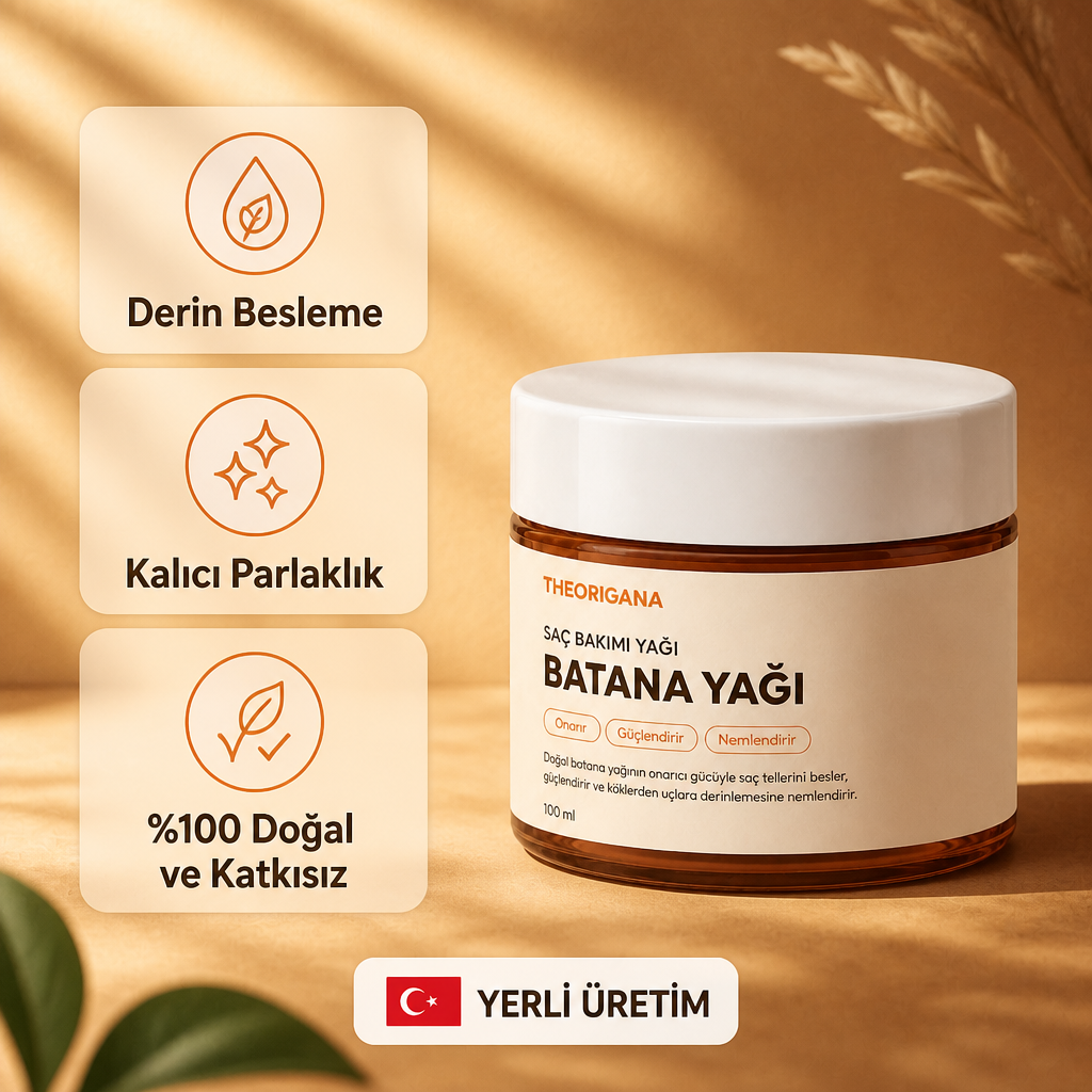 Doğal Batana Saç Bakım Yağı