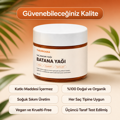Doğal Batana Saç Bakım Yağı