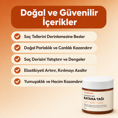 Doğal Batana Saç Bakım Yağı