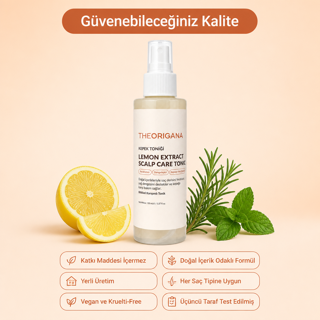 Kepek Karşıtı Lemon Extract Scalp Care Tonic