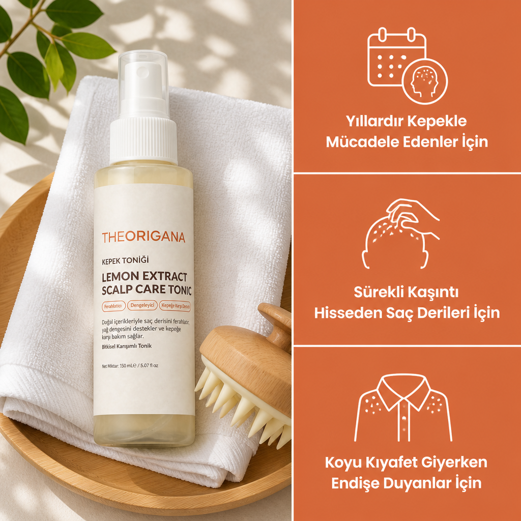 Kepek Karşıtı Lemon Extract Scalp Care Tonic