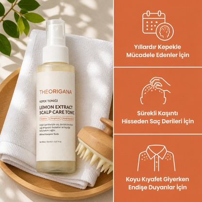 Kepek Karşıtı Lemon Extract Scalp Care Tonic
