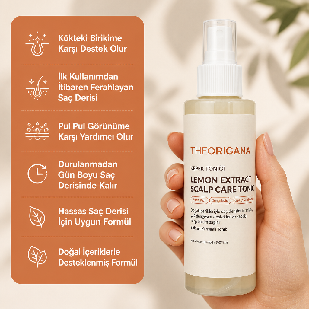 Kepek Karşıtı Lemon Extract Scalp Care Tonic