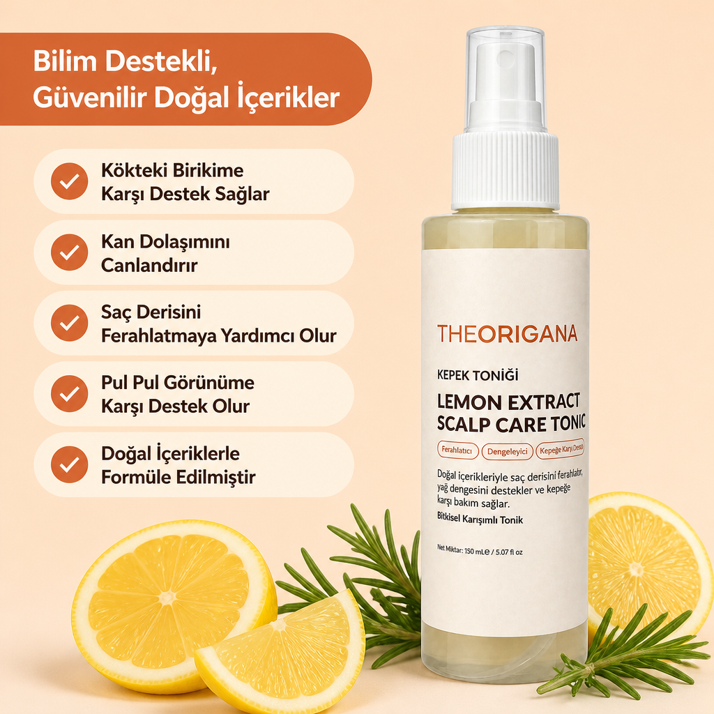 Kepek Karşıtı Lemon Extract Scalp Care Tonic