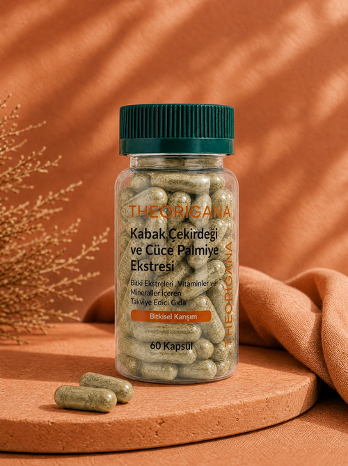 Kabak Çekirdeği ve Saw Palmetto (Cüce Palmiye) Ekstresi Kapsülleri